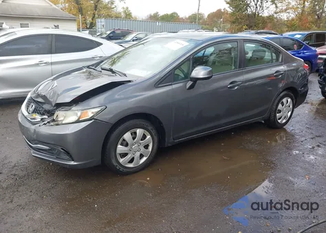 2013 Honda Civic Lx from USA, damaged, VIN 2HGFB2F53DH513572